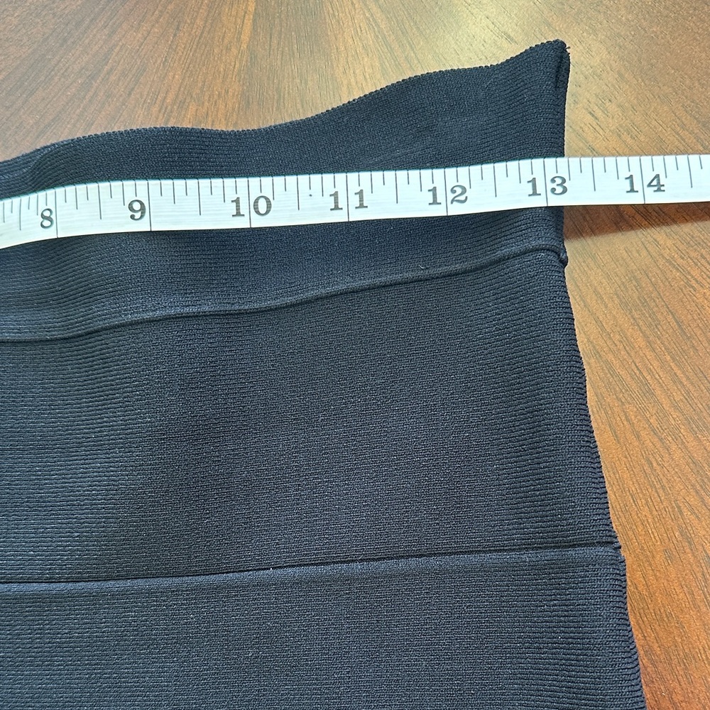 Romeo & Juliet Couture Black Women's Bandage Skirt, Stretchy, Mini, Size S - Picture 4 of 12
